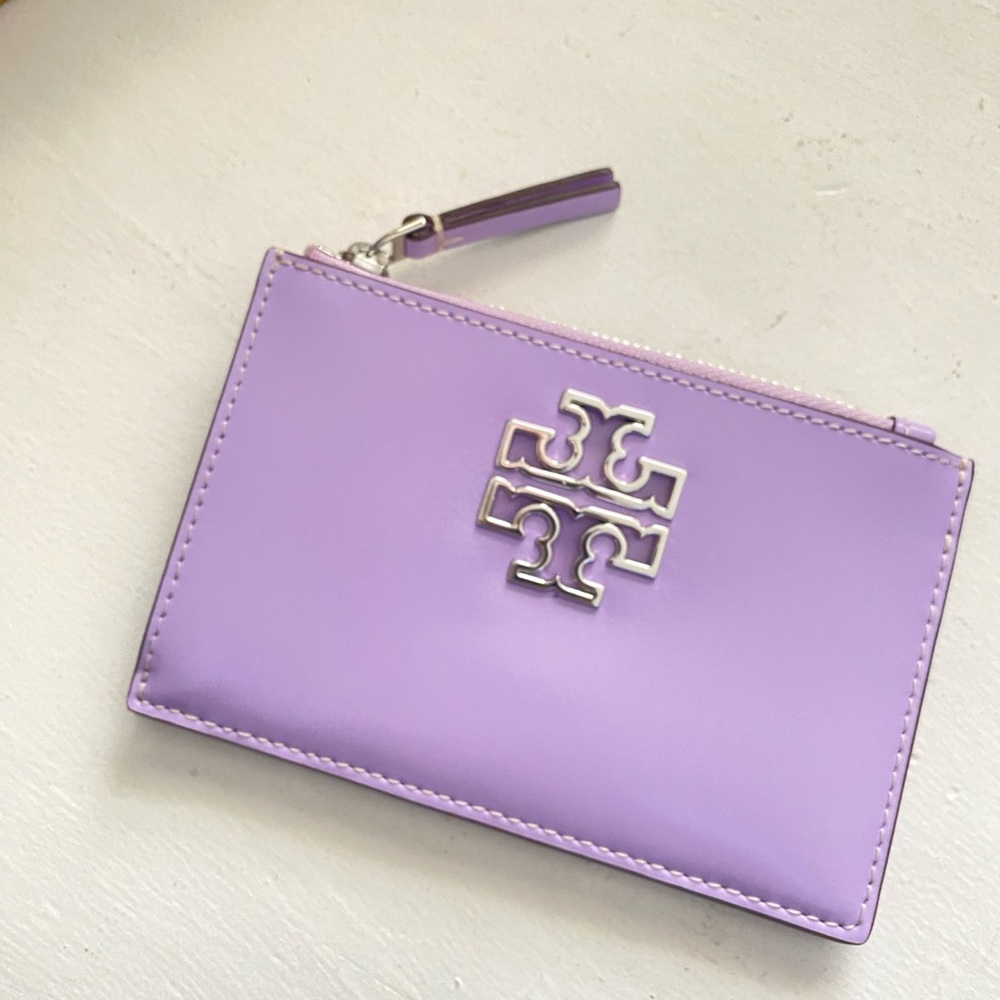 NEW! Tory Burch Lavender Zip pouch